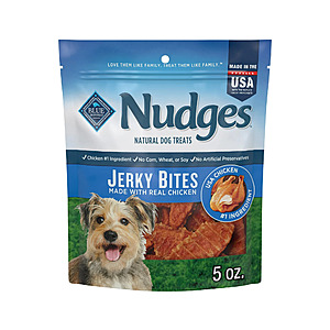 $3 WM Cash + Blue Buffalo Nudges Tender Jerky Dog Treats, Chicken Recipe, 5-oz $4.98