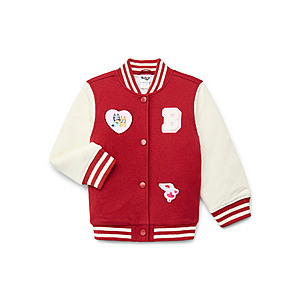 Character Toddler Varsity Jacket: Bluey, Disney Princess, Nightmare Before Christmas, Wicked $9.99 at Walmart