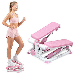 Sunny Health & Fitness P2000 Smart Mini Stepper (Pink) $40 + Free Shipping