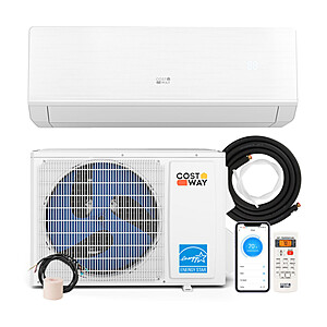 Costway 12000 BTU 24 SEER2 115V Ductless Mini Split Air Conditioner & Heater w/ WiFi $570 + Free Shipping