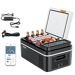 VEVOR 21-Quart Portable Car Refrigerator w/ App Control & -4&deg;F to 68&deg;F Temp Range $99.90 + Free Shipping