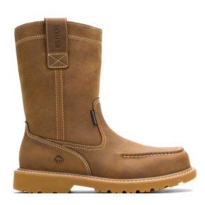 Wolverine Floorhand Moc-Toe Pull-On Soft Toe Work Wellington Boots (Dark Wheat) $65 + Free Shipping
