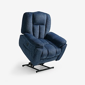 37.6" FlexiSpot XL6 Air Power Lift Recliner w/ Massage, Heat & Cup Holder (Blue/Blue Gray) $295 + Free Shipping