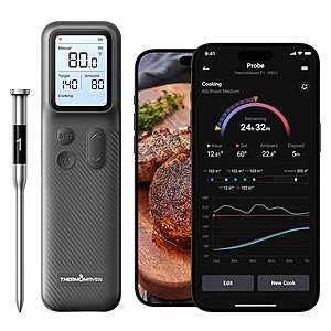 ThermoMaven P1 Wireless Meat Thermometer $33 + Free Shipping