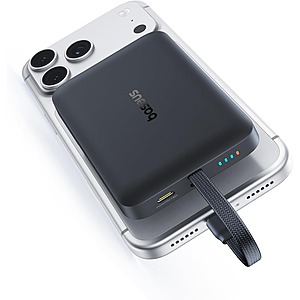 Baseus 5,000mAh MagSafe Wireless Charger w/ USB-C Braided Cable $17.30 + Free Shipping w/ Prime or on $35+