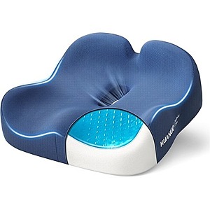 HUANUO Ergonomic Memory Foam Cooling Gel Seat Cushion $15 + Free Shipping w/ Prime or orders $35+
