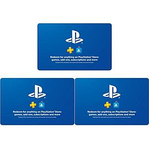3x $50 PlayStation Gift Cards ($150 Value) for $132 @ Newegg Online (Email Delivery)