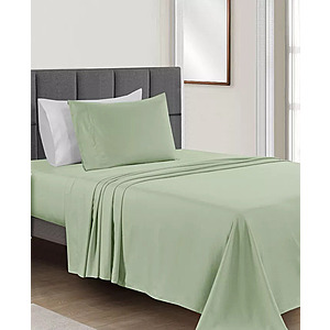 4-pc Fairfield Square Collection Microfiber Solid or Printed Sheet Set (various) from $7.99, More + Free Store Pickup at Macy's or Free S/H on $39+