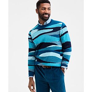 Club Room Men's Pattern Merino Sweater (3 colors) $9.96 + Free Store Pickup at Macy's or Free Shipping on $39+
