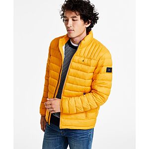 Tommy Hilfiger Men's Packable Quilted Puffer Jacket (Yellow Gold) $48.99 + Free Shipping