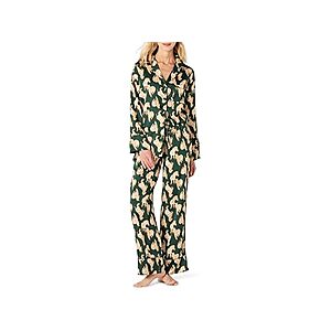 Amazon Essentials Women's Satin LS Shirt & Pant Pajama Set (various) $9.99 + Free Shipping w/ Prime