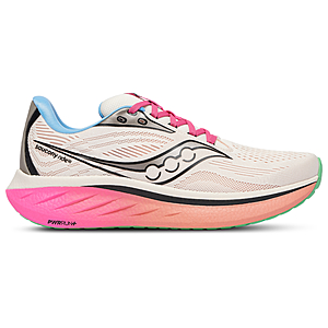 Saucony Men's Ride 18 Running Shoes (Salmon/Red/White) $69.99 + Free Shipping