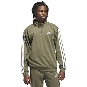 adidas Men's 3-Stripes 1/4 Zip Sweatshirt (2 colors) $17.96 + Free Store Pickup at Macy's or Free Shipping on $39+