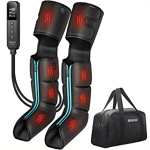 CINCOM Leg Massager w/ Heat & Air Compression for Calf & Foot Recovery $70 + Free Shipping
