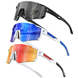 KALIYADI Polarized-Sunglasses-Men Sports Mens-Sunglasses Women: Sun Glasses with UV400 for Running Cycling Golf Fishing