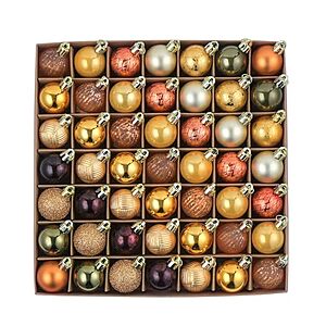 49-Count DecorbyHannah 1.18" Shatterproof Mini Fall Ball Ornaments (Orange) $9.99 + Free Shipping w/ Prime or on $35+