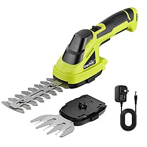 SnapFresh 7.2V 2-in-1 Cordless Handheld Grass Shear & Hedge Trimmer (BBT-GT03, Green) $14.99 + Free Shipping w/ Prime or on $35+