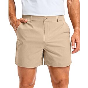Soothfeel Men's 5"/7"/9" Flat Front Casual Quick Dry Golf Shorts w/ 4 Pockets (various) $14.78 + Free Shipping w/ Prime or on $35+
