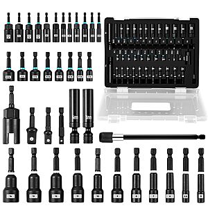 38-Pc Saker Magnetic Nut Driver & Impact Socket Adapter Set $29.63 + Free Shipping w/ Prime or on $35+