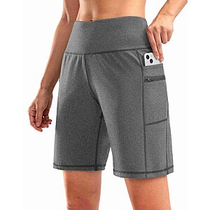 G Gradual Women's 9" High-Rise Bermuda Shorts w/ Zipper Pockets (various) $11.96 + Free Shipping w/ Prime or on $35+