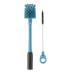 Owala 2-in-1 Water Bottle Brush Cleaner and Water Bottle Straw Cleaner Brush, Water Bottle Brush with Removable Head and Twist n� Hide Straw Brush, Smokey Blue $10.39