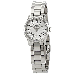 Mido - Baroncelli III Automatic Silver Dial Women's Watch - Free Shipping - $315.92