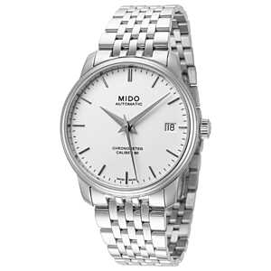 Women's Mido Baroncelli III Automatic Watch - White Dial - 34mm - Free Shipping - $271.15 at Ashford