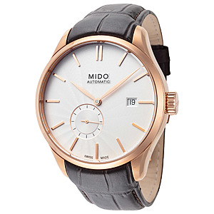 Mido Belluna II - Automatic Silver Dial Men's Watch - 40mm - Free Shipping - $339.5 at Ashford