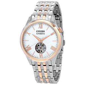 Citizen Automatic White Dial Two-Tone Men's Automatic Watch 40mm (NH9136-88A) $203.30 +Free Shipping