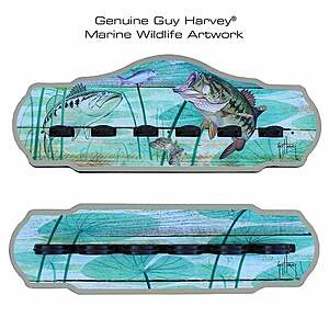 West Marine Clearance Sale: Rush Creek Creations Guy Harvey Rod Wall Rack (Various Artworks) $12.49 & More + Free Store Pick Up