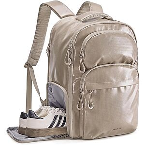 30L Bagsmart 15.6" Laptop Travel Backpack (Camel) $8.99 + Free Shipping w/ Prime or on $35+