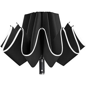 46" Lejorain Auto Open/Close Inverted Folding Umbrella w/ LED Handle $13.99 & More + Free Shipping w/ Prime or on $35+