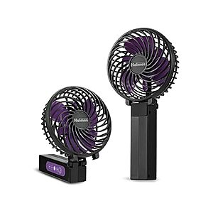 4" Holmes 3-Speed Rechargeable USB-C Personal Fan (Black) $5.94 + Free Shipping w/ Prime