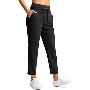G Gradual Women's High-Waisted Ankle Pants w/ Drawstring (Various) $14.99 + Free Shipping w/ Prime or on $35+