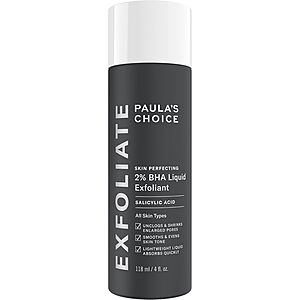 [Prime] 4-Oz Paula's Choice Skin Perfecting 2% BHA Liquid Exfoliant w/ Salicylic Acid $24.60 w/ S&S + Free Shipping
