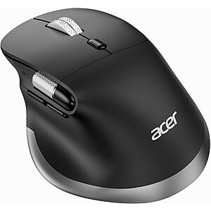 [Prime] Acer Wireless Rechargeable 4800 DPI Ergonomic Mouse w/ Side Scroll, 8 Buttons $19.49 + Free Shipping
