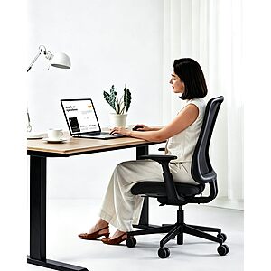 ProtoArc Flexer Ergonomic Mesh Office Chair w/ Sliding Seat & 125&deg; Recline (Black) $99.99 + Free Shipping