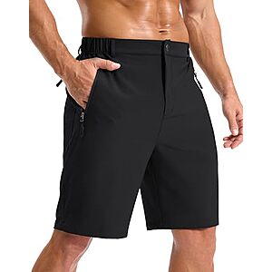 Pudolla Men's 5"/7"/9" Lightweight Quick-Dry Hiking Shorts w/ 3 Zipper Pockets (Various) $14.84 + Free Shipping w/ Prime or on $35+