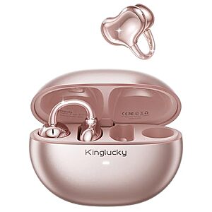 Kinglucky A8 Clip-On Open Ear Wireless Earbuds w/ Bluetooth 6.0, 40H Playtime & IP56 (2 Colors) $12.62 + Free Shipping w/ Prime or on $35+