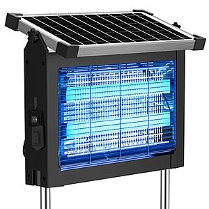zechuan Solar-Powered 4500V Bug Zapper w/ 10W Solar Panel & 10' Extension Cord $29.99 + Free Shipping w/ Prime or on $35+