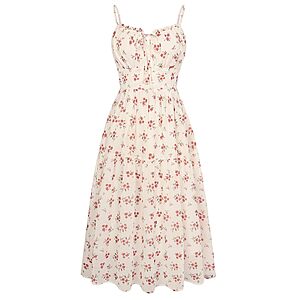 Belle Poque Women's Floral Sweetheart Midi A-Line Dress (Various) $9.99 + Free Shipping w/ Prime or on $35+