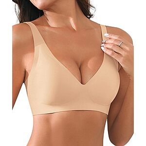 Xcutting Women's Wireless Full Coverage Seamless Bralette (Various) $7.49 + Free Shipping w/ Prime or on $35+