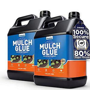 2-Pack 1-Gallon Shabebe Mulch & Rock Glue Landscape Stabilizer $27 ($13.50 each) + Free Shipping w/ Prime or on $35+