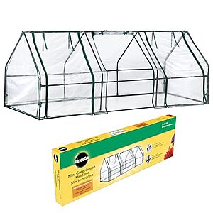 Miracle-Gro 8' x 3' x 3' Outdoor Mini Greenhouse Tent w/ Steel Frame & PVC Cover $40.77 + Free Shipping