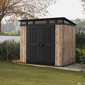 Sam's Club Members: 8'x6' Keter Signature Collection Aspen Resin Outdoor Storage Shed (Pine) $596.75 + Free S&H w/ Sam's Plus Membership