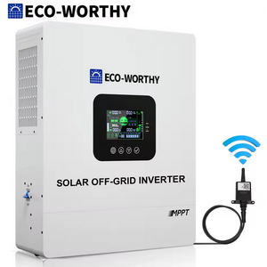 ECO-WORTHY 5KW 48V Solar Hybrid Inverter 120V Single Phase 100A MPPT Charge Controller $421