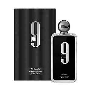3.4-Oz Afnan 9 PM For Men Eau De Parfum Spray $21.09 Free Shipping w/ Prime @Amazon