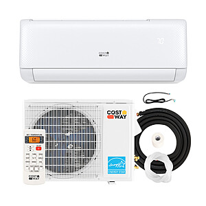 Costway Airtural Series 18000 BTU 21 SEER2 Ductless Mini Split Air Conditioner & Heater 208-230V Energy Star Certified $609 + Free Shipping