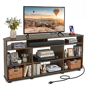 Corner 55" Entertainment TV Stand $70 + Free Shipping