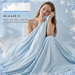 PHF Cooling Bamboo Comforter (Various) From $18 + Free Shipping w/ Prime or orders $35+